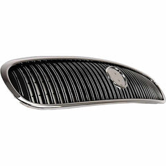 LESABRE 97-99 GRILLE, Plastic, Chrome Shell/Painted Black Insert