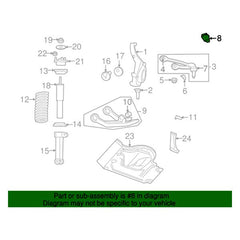 Mopar® 52088684AB - Front Control Arm Bumper