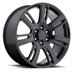 22x9 Aluminum Wheel with 6x5.5 Bolt Pattern - Gloss Black