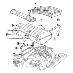 Mopar® 53008675AB - PCV Valve Hose