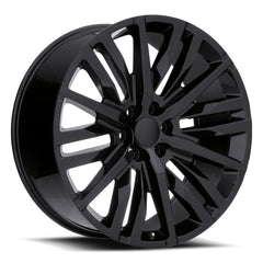 24x10 Aluminum Wheel with 6x5.5 Bolt Pattern - Gloss Black