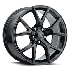 20x10 Aluminum Wheel with 5x5 Bolt Pattern - Gloss Black