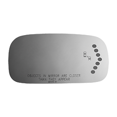 Burco - Passenger Side View Mirror W Signal Blind Spot For Cadi Dts Rh Convex Signal Bldspt Fitover
