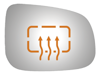 Burco - Passenger Side View Mirror Heated For Heated Jaguar Volvo Rh Convex