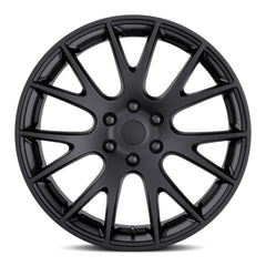 22x10 Aluminum Wheel with 6x5.5 Bolt Pattern - Satin Black