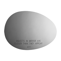 Burco - Passenger Side View Mirror For Mini Cooper Rh Convex E C Fitover