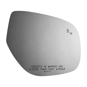 Burco - Passenger Side View Mirror W Blind Spot Cross Path For Mitsubishi Outlander Rh Convex Bldpst Crspth Fitover