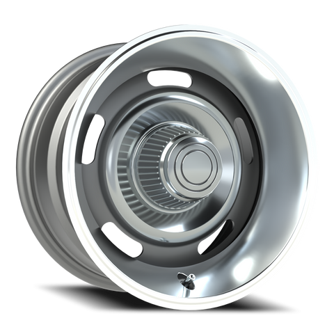 15X8 Silver wheel with bolt pattern of 6-5.5 (6-139.7)