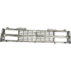 CHEVY C/K SERIES 88-93 GRILLE, Chrome Shell/Black Insert, w/ Quad or Composite Headlights