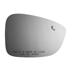 Burco - Passenger Side View Mirror W Blind Spot For Honda Accord Rh Convex Bldspt Fitover