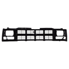 CHEVY C/K SERIES 94-00/SUBURBAN 94-99 GRILLE, Cross Bar, Painted Silver, For Models with Single Sealed Beam Headlamps