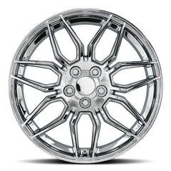 20x10 Aluminum Wheel with 5x4.75 Bolt Pattern - Chrome