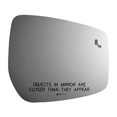 Burco - Passenger Side View Mirror W Blind Spot For Nissan Leaf Rh Convex Blpdst Fitover - 5813B
