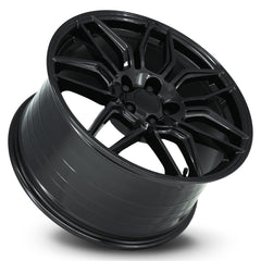 19x10 Aluminum Wheel with 5x4.75 Bolt Pattern - Gloss Black
