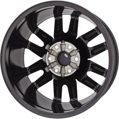 20x9 Factory Replacement New Alloy Wheel for 2019-2021 GMC Sierra 1500 with 12 Spoke Machined Face with Painted Black Vents