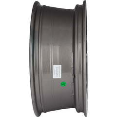 17x7 Factory Replacement New Alloy Wheel for 2018-2021 Ford Ecosport with 10 Spoke Machined Face with Painted Gray Spokes and Vents