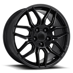 18x8.5 Aluminum Wheel with 5x4.75 Bolt Pattern - Gloss Black