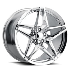 19x12 Aluminum Wheel with 5x4.75 Bolt Pattern - Chrome
