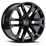 22x9 Aluminum Wheel with 6x5.5 Bolt Pattern - Gloss Black