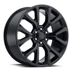 22x9.5 Aluminum Wheel with 6x135 Bolt Pattern - Gloss Black