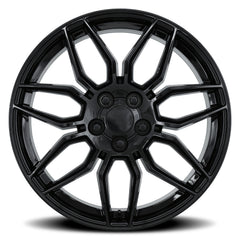 20x10 Aluminum Wheel with 5x4.75 Bolt Pattern - Gloss Black