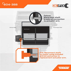 Dorman - Dual Zone Repair Kit - 604-388