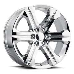 22x9 Aluminum Wheel with 6x5.5 Bolt Pattern - Chrome