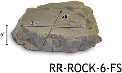 Race Ramps - 6" Rock - Fieldstone Gray