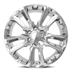 22x9 Aluminum Wheel with 6x5.5 Bolt Pattern - Chrome