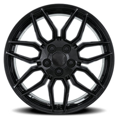 19x10 Aluminum Wheel with 5x4.75 Bolt Pattern - Gloss Black