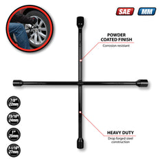 Wilmar Hand Tools 25" 4-Way Truck Lug Wrench