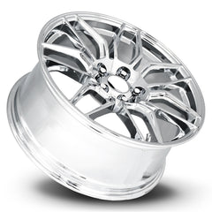 19x8.5 Aluminum Wheel with 5x120 Bolt Pattern - Chrome