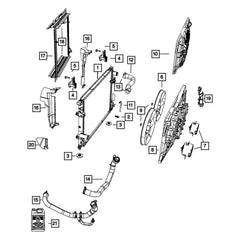 Mopar® 68048953AC - Radiator