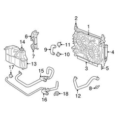 Mopar® 68050126AB - Engine Coolant Radiator