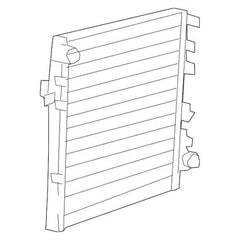 Mopar® 68143886AA - Engine Coolant Radiator