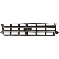 S10 BLAZER 83-90/S10 PICKUP 82-90 GRILLE, Chrome Shell/Painted Black Insert