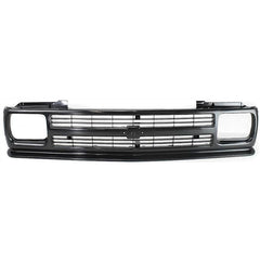 S10 BLAZER 91-94/S10 PICKUP 91-93 GRILLE, Black Shell and Insert