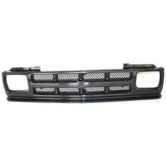 S10 BLAZER 91-94/S10 PICKUP 91-93 GRILLE, Textured Black Shell and Insert