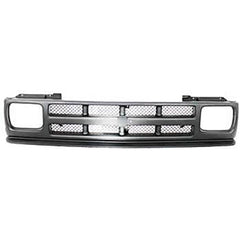 S10 BLAZER 91-94/S10 PICKUP 91-93 GRILLE, Textured Black Shell and Insert
