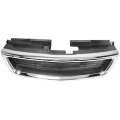 JIMMY 98-01/SONOMA 98-04 GRILLE, Chrome Shell/Painted Silver Gray Insert, SLE/SLT Models