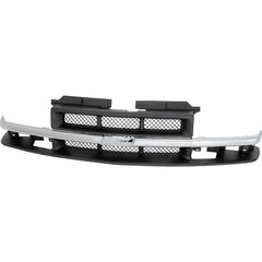 BLAZER 98-04/S10 PICKUP 98-04 GRILLE, Paintable, Mesh Insert, w/ Chrome Center Bar