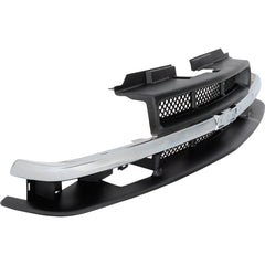 BLAZER 98-04/S10 PICKUP 98-04 GRILLE, Paintable, Mesh Insert, w/ Chrome Center Bar
