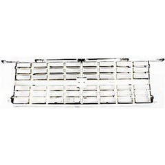 SUBURBAN/BLAZER 89-91 GRILLE, Chrome Shell/Argent Insert, w/ Dual Headlights
