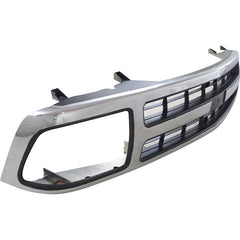 BLAZER 95-97 GRILLE, Chrome Shell w/ Black Insert, w/ Composite Headlight