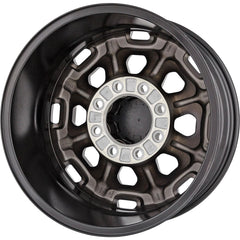 20x8.5 Factory Replacement New Alloy Wheel for 2020-2025 Chevrolet Silverado 2500 with 16 Slot Machined Face Painted Black