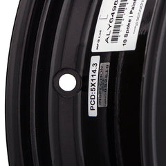 19x7.5 Factory Replacement New Alloy Wheel for 2021-2022 Mazda 6 with 10 Spoke Painted Gloss Black