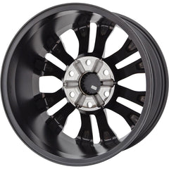  18x8.5 Factory Replacement New Alloy Wheel for 2022-2024 Chevrolet Silverado with 6 Split Spoke Painted Gloss Black