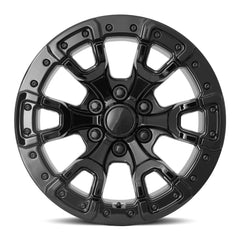17x9 Aluminum Wheel with 6x5.5 Bolt Pattern - Gloss Black