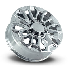 22x8.5 Aluminum Wheel with 8x180 Bolt Pattern - Chrome