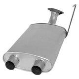 AP Exhaust® 700491 - MSL Maximum Aluminized Steel Oval Direct Fit Exhaust Muffler
